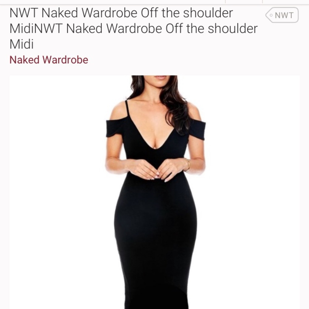 Naked wardrobe white dress